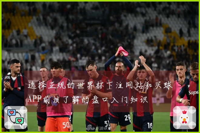 选择正规的世界杯下注网站和买球APP前该了解的盘口入门知识