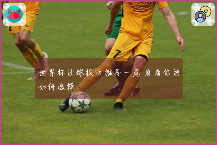 世界杯让球投注推荐一览 看看你该如何选择